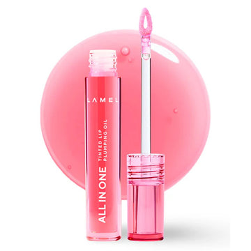 Lamel - All in One Lip tinted plumping oil - 401 Peachy 3ml